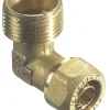 Fittings Til Rør*Kompressionsvinkel m/nippel 3/4" x 15 mm