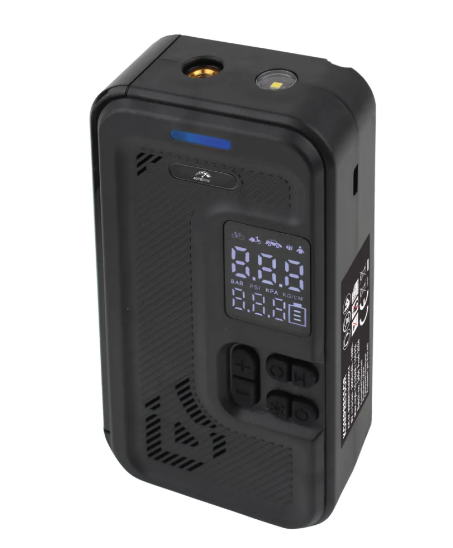 AutoZone® Kompressor|Biltilbehør*Kompressor akku 2000 mAh -