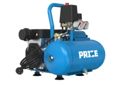 PRIZE® Kompressor*Kompressor støjsvag 0,75 hk og 6 liter tank - PRIZE