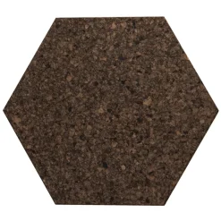 Akustikpaneler & Tilbehør|Loftbeklædning*Korkpanel sekskant 6 stk. Dark