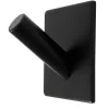 HOME it Knager & Knagerækker*Krog selvklæbende matsort stål
