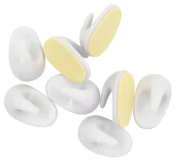 HOME it Knager & Knagerækker*Krog selvklæbende 27 mm 8 stk. hvid