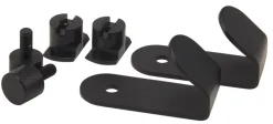 FibroTech Akustikpaneler & Tilbehør*Krog t/akustikpanel 5 x 2,5 cm 2-pk. - Køb i butik Sort