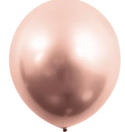 Pynt & Festudstyr*Kromballon 30 cm 4 stk. rose guld