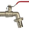 Haner & Ventiler*Kugleaftaphane 3/4" L-greb krom