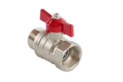 Haner & Ventiler*Kuglehane 3/4" muffe/nippel T-greb