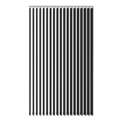 Lamelgardiner*Lamelgardin 200 x 250 cm Sort
