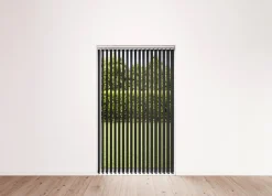 Lamelgardiner*Lamelgardin 200 x 250 cm Sort