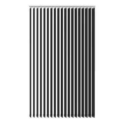 Lamelgardiner*Lamelgardin 150 x 250 cm Sort