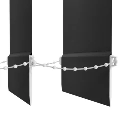 Lamelgardiner*Lamelgardin 150 x 250 cm Sort