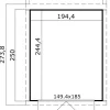 Lasita Maja Redskabsrum*redskabsrum Kibo 250 x 200 cm