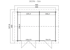 Lasita Maja Redskabsrum*redskabsrum Odin 420 x 320 cm