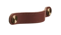 Greb & Hængsler*Læderstropper 12,8 cm 2-pk. Brun