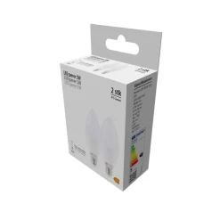 Led-Pærer*LED-kertepære 5 W E14 2-pk.
