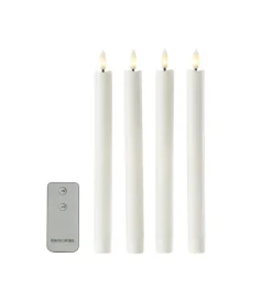 Stemning® Dekorativ Belysning - Indendørs*LED-kronelys 4-pk. Hvid
