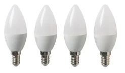 Led-Pærer*LED-pære kerte E14 4,9 W 4-pk.