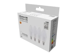 Led-Pærer*LED-pære kerte E14 4,9 W 4-pk.