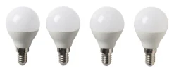 Led-Pærer*LED-pære krone 4,2 W E14 4-pk.