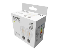 Led-Pærer*LED-pære standard 2,9 W E27 2-pk.