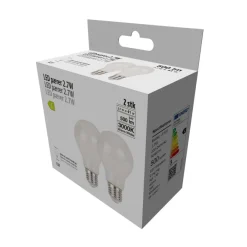 Led-Pærer*LED-pære standard 2,7 W E27 2-pk.
