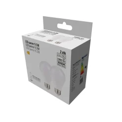 Led-Pærer*LED-pære standard 9,5 W E27 2-pk.
