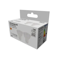 Led-Pærer*LED-spotpære 4 W GU10 2-pk.