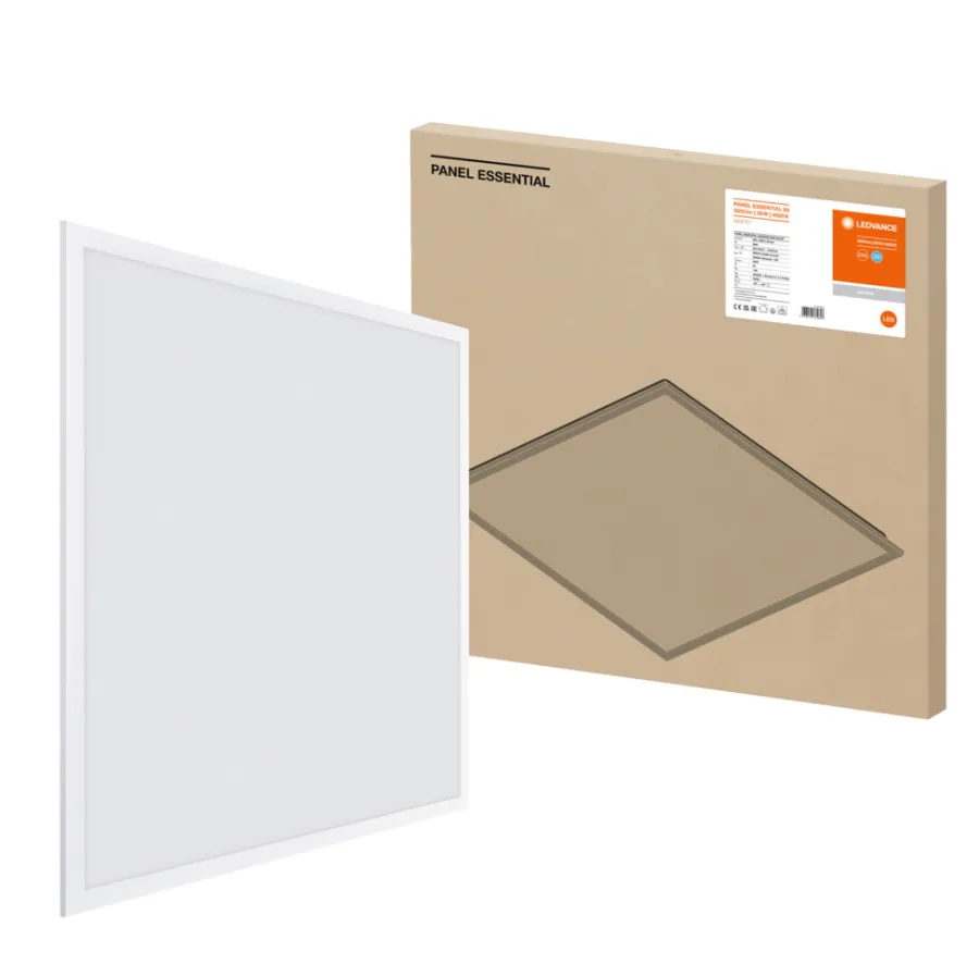 LEDVANCE Loftlamper|Væglamper*Panel Essential t/indbygning 36 W 600 x 600 mm