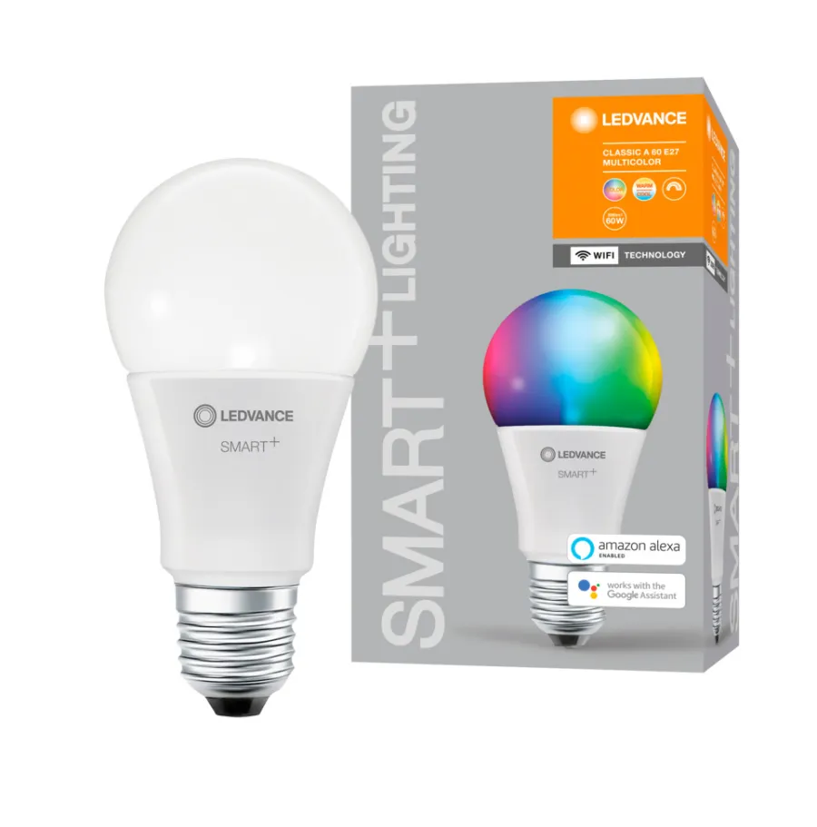LEDVANCE Led-Pærer|Smart Pærer*SMART+ standard pære RGBW E27 9 W