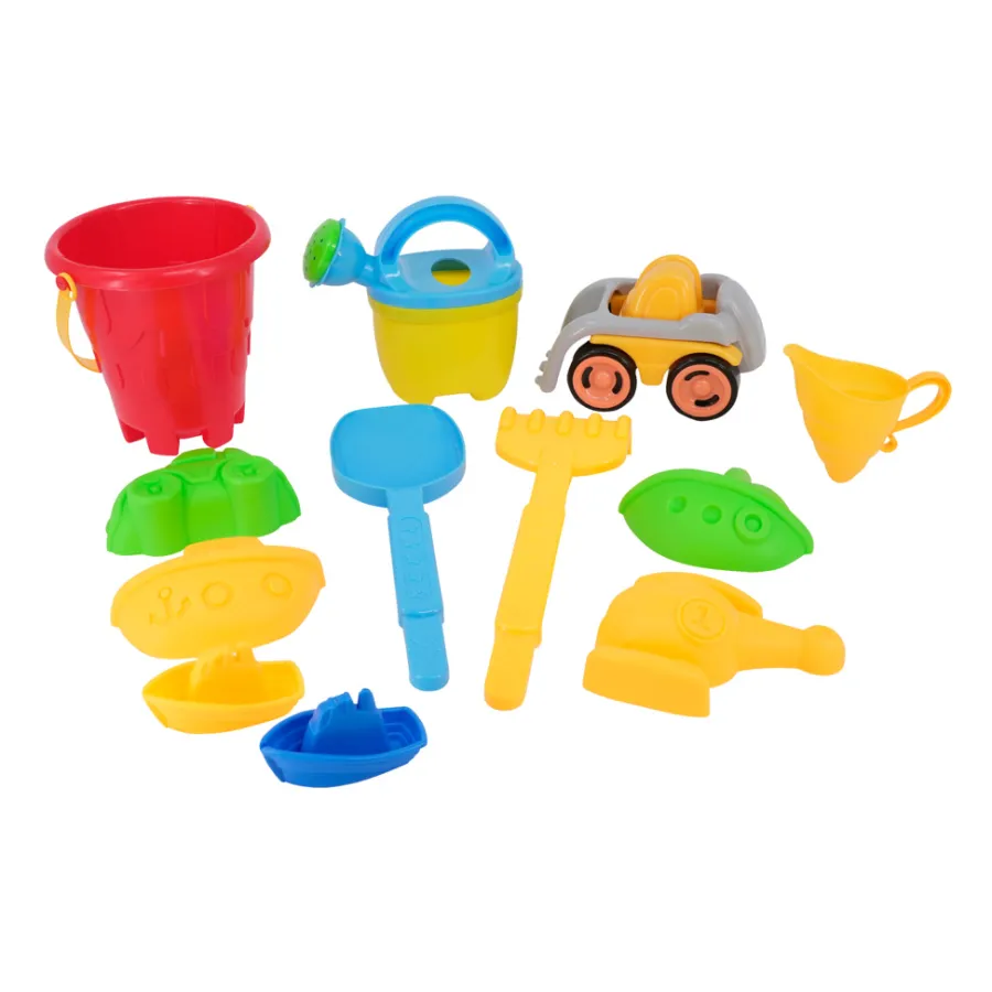 Ud & Leg® Legetøj*Legebord med parasol 14 dele