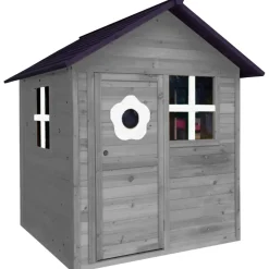 Nordic Play Sandkasser & Legehuse*Legehus 148 x 132 cm - Grå/sort