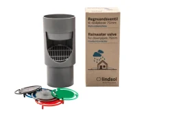 Lindsolutions Regnvand|Vandsikring*regnvandsventil til nedløbsrør 75 mm