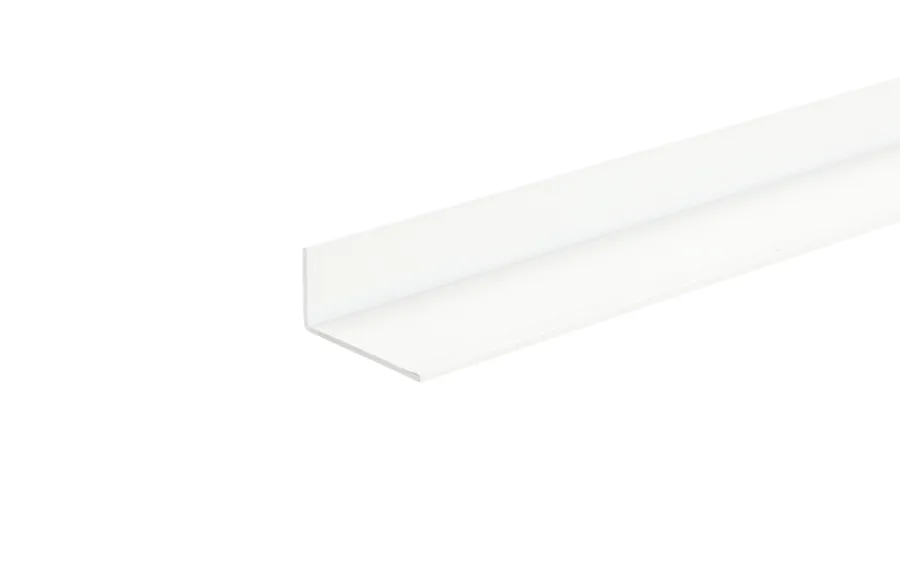 Profillister*Listeprofil aluminium hvid 10 x 15 x 1000 mm
