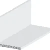 Profillister*Listeprofil aluminium hvid 25 x 25 x 1000 mm