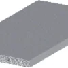 Profillister*Listeprofil flad alu 2 x 15 x 2000 mm