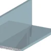 Profillister*Listeprofil sølv 15 x 15 x 1000 mm