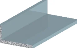Profillister*Listeprofil sølv 15 x 30 x 2000 mm