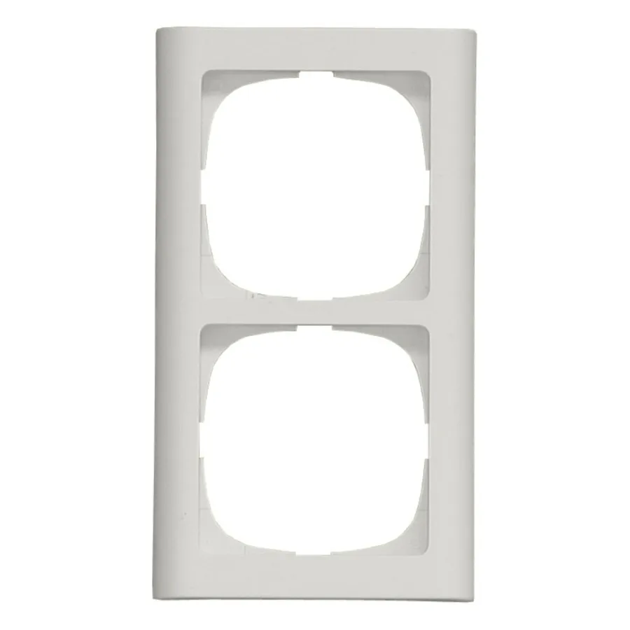 Lauritz Knudsen Tangenter & Rammer Til Stikkontakter*LK FUGA® Softline ramme 63 til 2 afbrydere Hvid