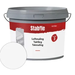 Stabile® Loftmaling*Loftmaling glans 3 4,5 liter - Hvid