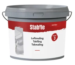 Stabile® Loftmaling*Loftmaling glans 3 4,5 liter - Hvid