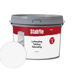 Stabile® Loftmaling*Loftmaling glans 3 9 liter - Hvid