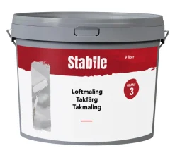Stabile® Loftmaling*Loftmaling glans 3 9 liter - Hvid