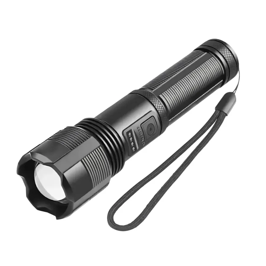Lommelygter*Lommelygte genopladelig aluminium 1000 lumen