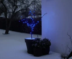 Stemning® Dekorativ Belysning - Udendørs*Lyskæde Basis 100 LED blå 9,9 meter