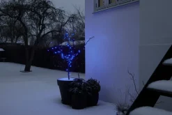 Stemning® Dekorativ Belysning - Udendørs*Lyskæde Basis 100 LED blå 9,9 meter