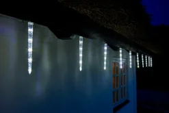 Stemning® Dekorativ Belysning - Udendørs*Lyskæde m/istapper 10 LED hvid 9,5 meter