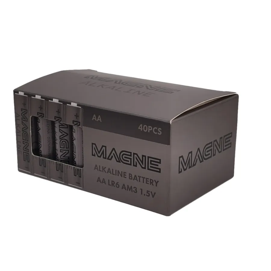 MAGNE Batterier*AA-batteri 40-pk.