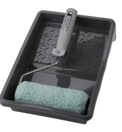 LUXI® Rulle- & Penselsæt*Malerrullesæt 18 cm 3 dele -