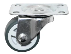 HOME it Møbelhjul*Møbelhjul drejbart med plade grå 30 mm