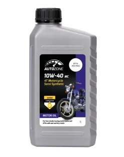 AutoZone® Motorolie & Sprinklervæske*MC motorolie 10W-40 semisyntetisk 1 liter -