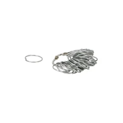 Gardenlife Land Bindetråd & Blomsterpinde|Drivhustilbehør*Metalringe galvaniseret 40 stk.